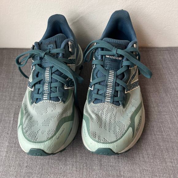 New Balance DynaSoft Nitrel V4 Running Shoes Womens 8 Teal Sneakers All Terrain - Picture 2 of 12